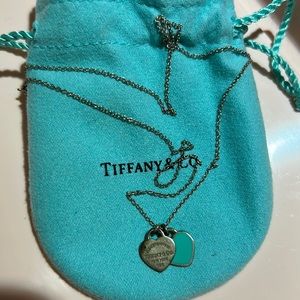 Tiffany and company heart necklace. In used condition.